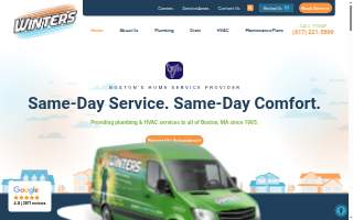 Winters Home Services of Boston website
