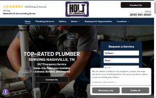 Holt Plumbing Company website