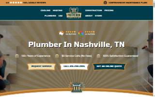 Parthenon Plumbing, Heating, & AC Repair website