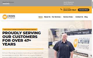Crown Plumbing website