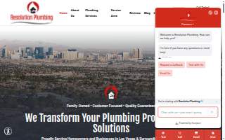 Resolution Plumbing website