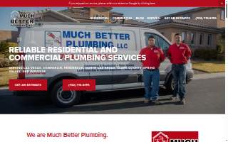 Much Better Plumbing website