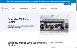 Virginia Garcia Beaverton Wellness Center website
