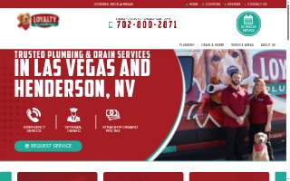 Loyalty Plumbing website