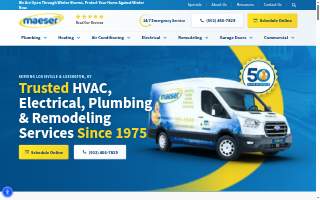 Maeser Master Services website