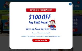 Jarboe's Heating, Cooling & Plumbing website