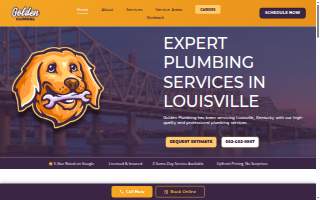 Golden Plumbing website