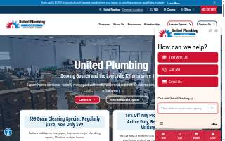 United Plumbing website