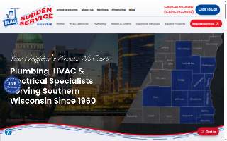 Blau Sudden Service website
