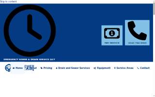 ABC Sewer & Drain Cleaning website