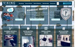 Viking Plumbing website