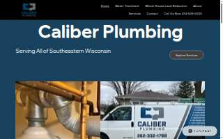 Caliber Plumbing website