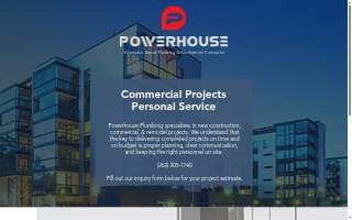 Powerhouse Plumbing website