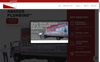 Abacus Plumbing Company website