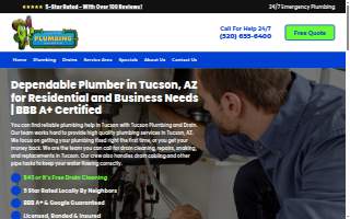 Tucson Plumbing and Drain website