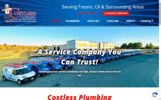 Costless Plumbing Heating & Air Conditioning website