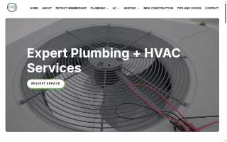 CRC Plumbing & Air website