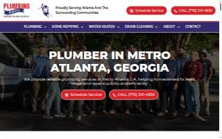 Plumbing Express of Atlanta website