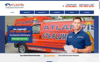 Atlantis Plumbing website