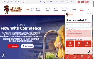 Atlanta Plumbing & Drain CO website