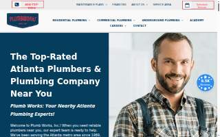 Plumb Works Inc. of Atlanta website