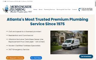 Morningside Plumbing website