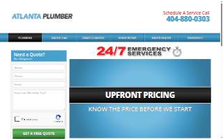 Atlanta Plumbers website