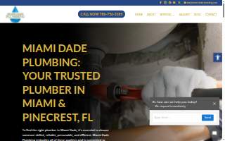 Miami Dade Plumbing website