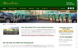 Emerald Plumbing website
