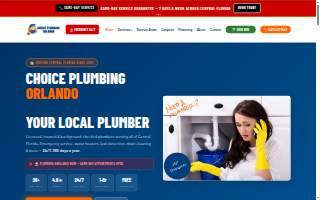 Choice Plumbing Orlando website