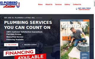 El Plomero Latino website