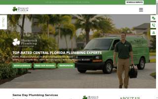 Shamrock Plumbing and Drain Cleaning Inc. website