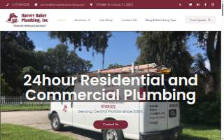 Harvey Baker Plumbing, Inc website