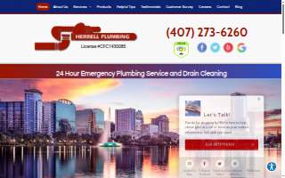 Herrell Plumbing website