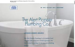 The Alert Pioneer Plumbing Company LLC website
