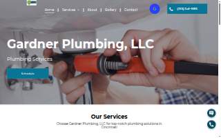 Gardner Plumbing, LLC website