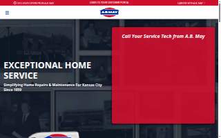 A.B. May Heating, A/C, Plumbing & Electrical website
