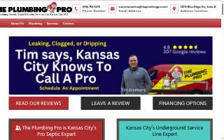 The Plumbing Pro Inc. website