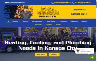 Full Nelson Plumbing Heating & Cooling website