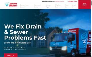 Zoom Drain KC website