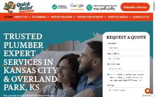 Quick Relief Plumbing website