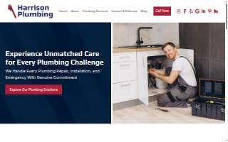 Harrison Plumbing website