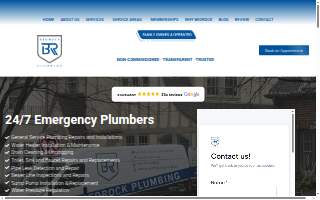 Bedrock Plumbing & Drain Cleaning of Minneapolis website