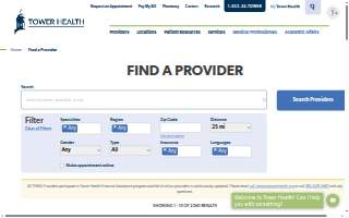 Reading Hospital Medical Group website