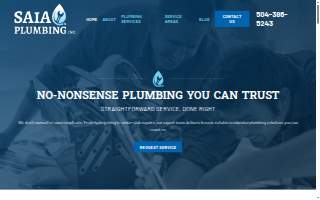 Saia Plumbing inc website