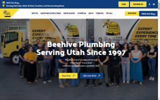Beehive Plumbing website
