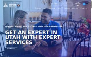 Expert Services - Plumbing, Heating, Air & Electrical website