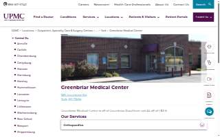 Greenbriar Medical Center website