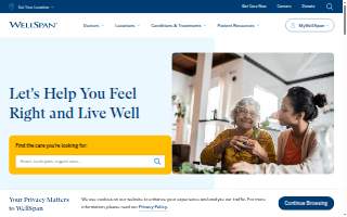 WellSpan York Hospital Eye Center website