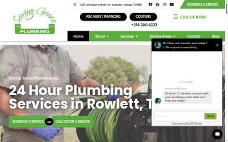 Saving Grace Plumbing website
